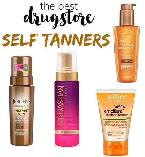 drugstore sunless tanner